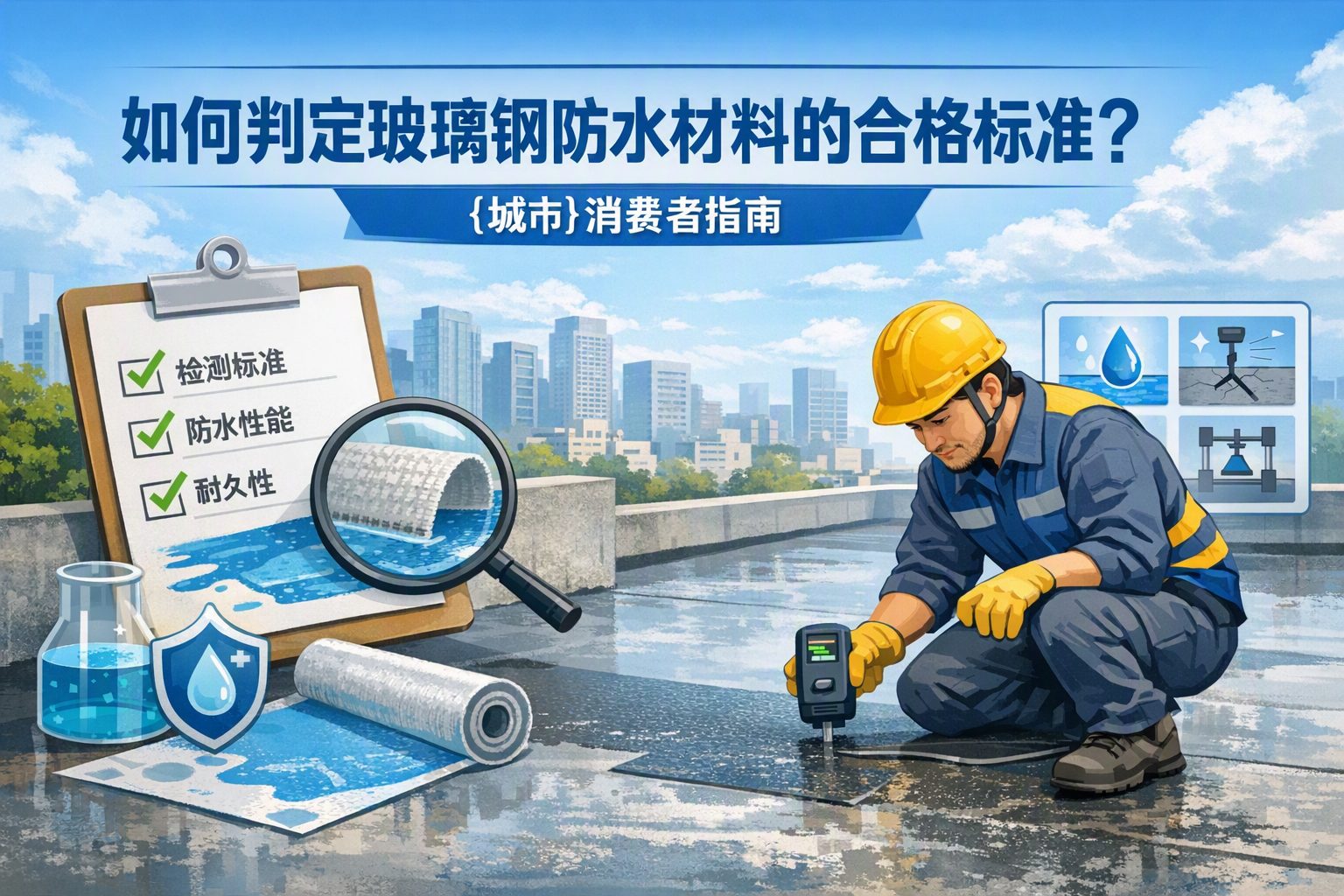 如何判定玻璃钢防水材料的合格标准？ 遵义 消费者指南