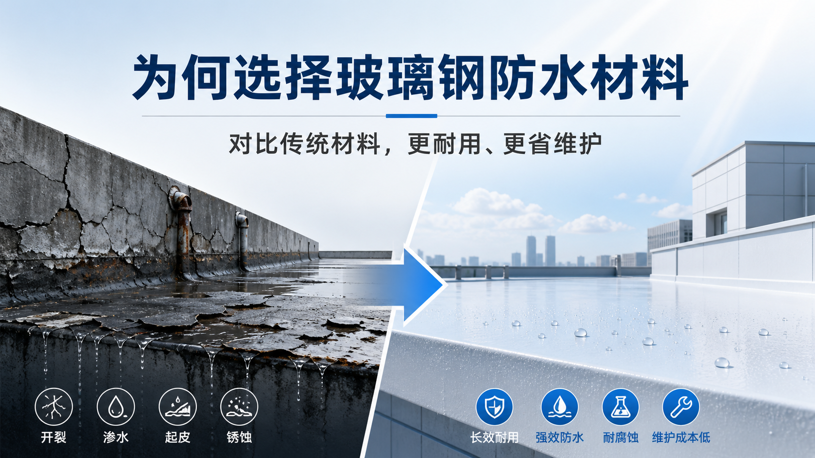 在遵义，为何选择玻璃钢防水材料而非传统材料